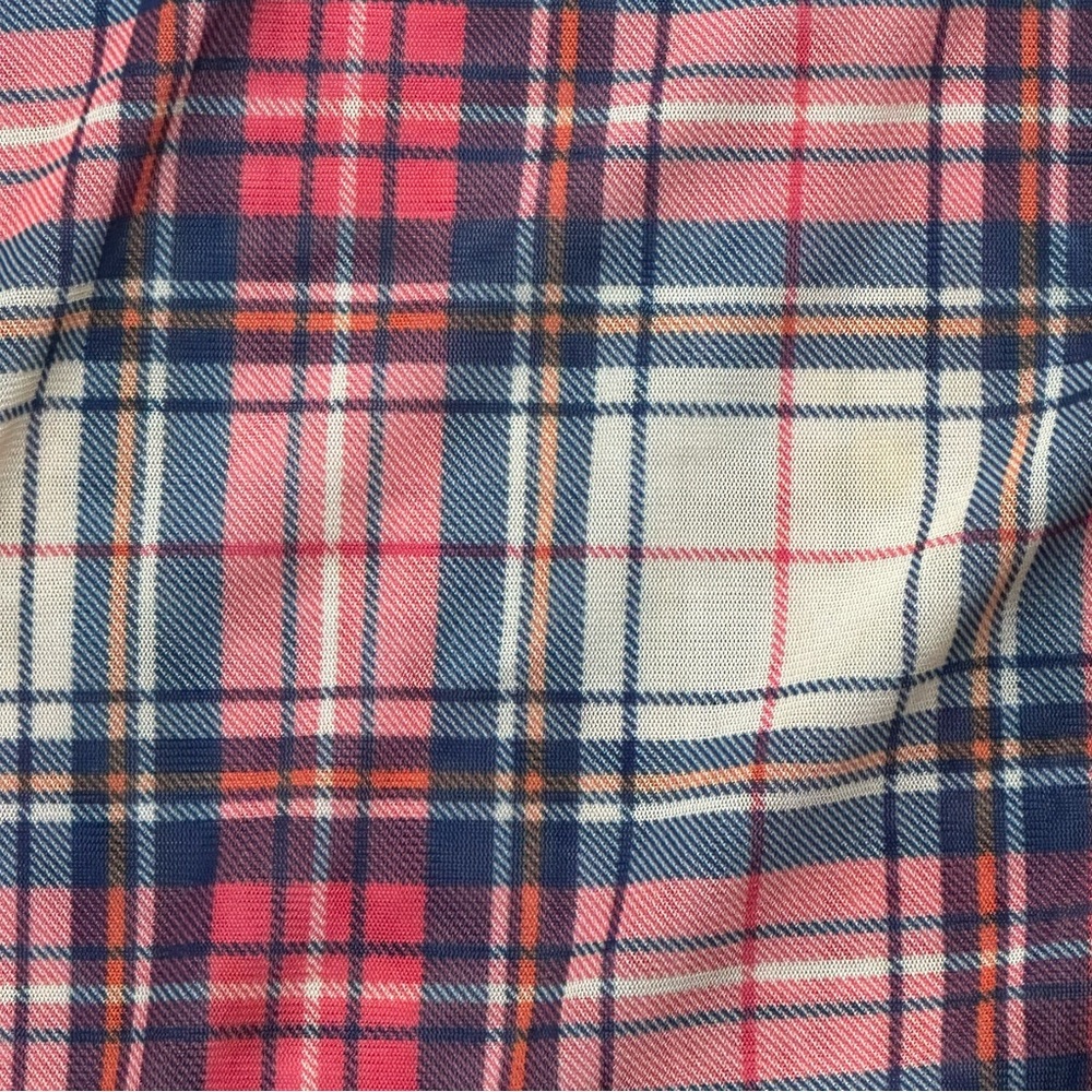 Hot & Delicious Womens Sheer Button-Up Plaid Size Medium - Picture 6 of 10